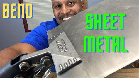 bending sheet metal without a brake|bending galvanized sheet metal.